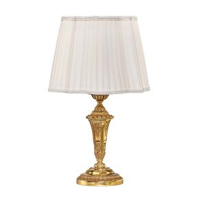 TABLE LAMPS FRENCH GOLD D. 40CM,   H. 61CM,   BULBS 1XE27