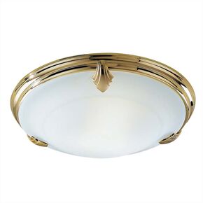 CLOSE TO CEILING GOLD PLATED D. 34CM,   H. 35CM,   SP. 18CM,   BULBS 1XE14