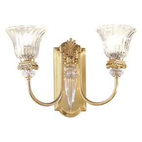 WALL SCONCES SATIN GOLD PLATED