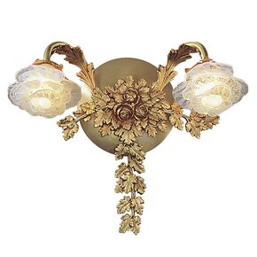 WALL SCONCES FRENCH GOLD D. 100CM,   H. 86CM,   BULBS 11XE14