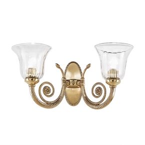 WALL SCONCES FRENCH GOLD D. 83CM,   H. 80CM,   BULBS 9XE14
