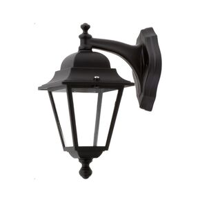 ALUMINUM LANTERNS > ALUMINUM APPLIQUES 3011-1 BLACK BOTTOM - LIGHTING LANTERNS