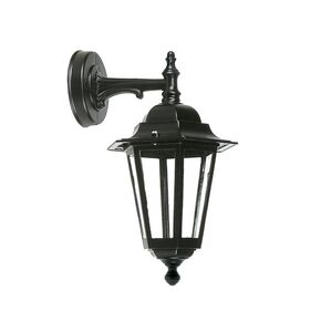 ALUMINUM LANTERNS > ALUMINUM APPLIQUES 3031-1 BLACK - LIGHTING LANTERNS