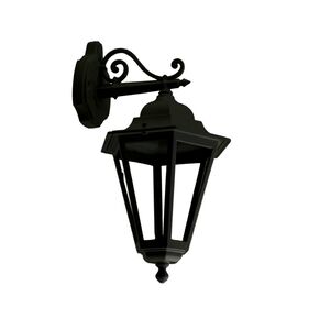 ALUMINUM LANTERNS > ALUMINUM APPLIQUES 3082- 1 BLACK BOTTOM - LIGHTING LANTERNS