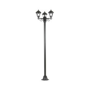 ALUMINUM COLUMN & HEAD 3226-23 BLACK L52A-3226-23_524-200 - LIGHTING LANTERNS