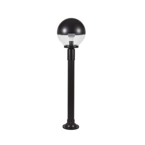 ALUMINUM LANTERNS > 3246-25R_396-70 ALUMINUM COLUMN BLACK WITH Φ25 REFLEX BALL - FLOOR LIGHTS