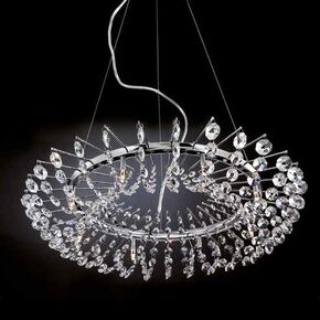 CRYSTAL PENDANT LIGHTING FIXTURE V53-9248 - PENDANT LIGHTS