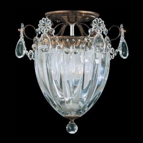 SCHONBEK CLASSIC CRYSTAL LIGHTING > CEILING > BAGATELLE 3 LIGHT 220V CLOSE TO CEILING IN HEIRLOOM BRONZE WITH CLEAR HERITAGE CRYSTAL - ΦΩΤΙΣΤΙΚΆ ΟΡΟΦΉΣ
