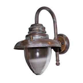 CANDLE HOLDER HANDMADE FROM BRONZE CURVED BRACKET WITH ARTIFICIAL AGING 3XE27 220V W:180MM H:380MM D:300MM - WATERPROOF LUMINAIRES HANDMADE BY DITS