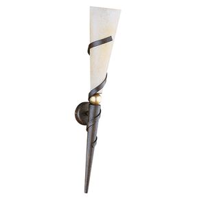 F2-7307-1 > WALL SCONCES RUGGINE AND GOLD WITH MURANO GLASS