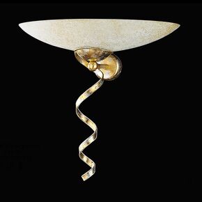 F2-7311-1 > WALL SCONCES RUGGINE AND GOLD WITH MURANO GLASS