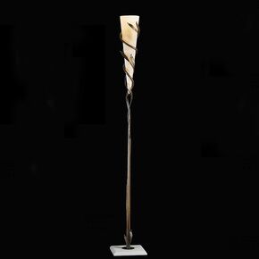 F2-7314-1 > FLOOR LAMPS RUGGINE AND GOLD WITH MURANO GLASS