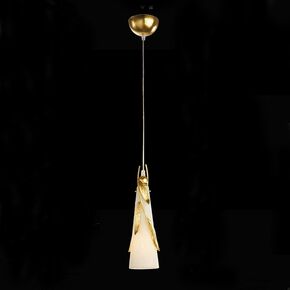 F2-7325-1 > PENDANTS RUGGINE AND GOLD WITH MURANO GLASS