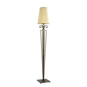 F2-7463-1 > FLOOR LAMPS RUGGINE AND GOLD WITH SHADE