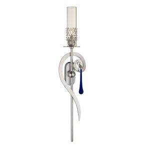 F2-7521-1 > WALL SCONCES DROPS SILVER WITH MURANO GLASS