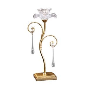 F2-7532-1 > TABLE LAMPS ROSE GOLD WITH MURANO GLASS