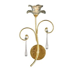 F2-7536-1 > WALL SCONCES ROSE GOLD WITH MURANO GLASS