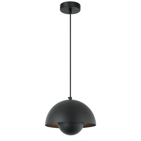 ΕΣΩΤΕΡΙΚΟΎ ΧΏΡΟΥ, TULIP, ΜΟΝΌΦΩΤΟ ΜΑΎΡΟ TULIP, D:230, H:1500 - ΚΡΕΜΑΣΤΆ ΦΩΤΙΣΤΙΚΆ