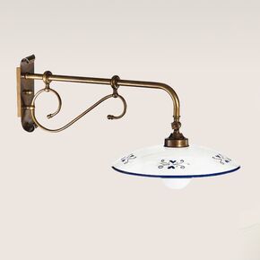 ΠΑΡΑΔΟΣΙΑΚΆ  ΦΩΤΙΣΤΙΚΆ < TRADITIONALY ΙΤΑΛΙΚΆ CREMASCO > ΑΠΛΊΚΕΣ ΤΟΊΧΟΥ >  1L WALL  W:380MM   H:300MM   D:770MM  1XE27  220V  100W MAX  IP20 - ΤΟΊΧΟΥ ΦΩΤΙΣΤΙΚΆ 