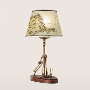 TRADITIONAL LIGHTING < TRADITIONALY ITALIAN CREMASCO > TABLE > 1L SMALL T.LAMP W:200MM H:380MM 1XE14 220V 60W MAX IP20 - TABLE LAMPS