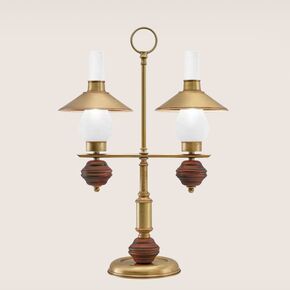TRADITIONAL LAMPS < TRADITIONALY ITALIAN CREMASCO > TABLE LAMPS > 2L TABLE LAMP W:430MM H:620MM D:185MM 2XE14 220V 60W MAX IP20 - ΕΠΙΤΡΑΠΈΖΙΑ ΦΩΤΙΣΤΙΚΆ