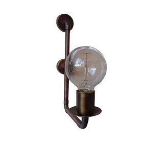 WALL SCONCES LAMP HANDMADE FROM BRONZE AND COPPER D70 CM
