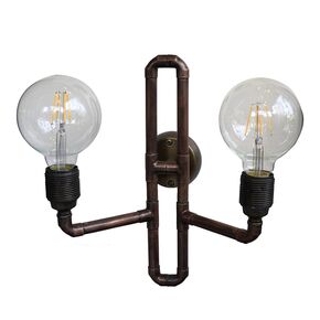 WALL SCONCES LAMP HANDMADE FROM BRONZE AND COPPER D35 CM