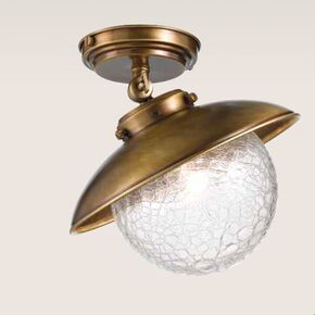 1L CEILING SATIN BURNISHED-CLEAR D.26 H.26