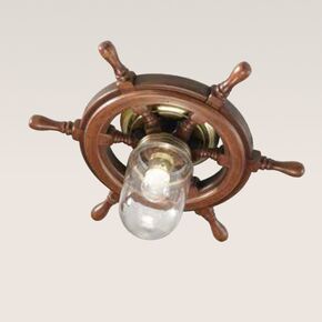 1L CEILING SHADED BURNISHED-CLEAR GLASS D.43 SP.23