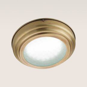 LED-CEILING SHADED BURNISHED D.30 H.6