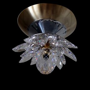 NEOCLASSICAL HANDMADE LIGHTING > MINIMAL DITS > CEILING LAMP NUFARO 00-24 SWAROVSKI CRYSTALS - CEILING LIGHTS