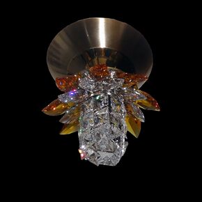 NEOCLASSICAL HANDMADE LIGHTING > MINIMAL DITS > CEILING LAMP AGELO CRYSTALS SWAROVSKI - CEILING LIGHTS