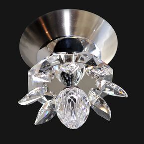NEOCLASSICAL HANDMADE LIGHTING > MINIMAL DITS > CEILING LAMP NUFARO 1Φ 6921 SWAROVSKI CRYSTALS - CEILING LIGHTS