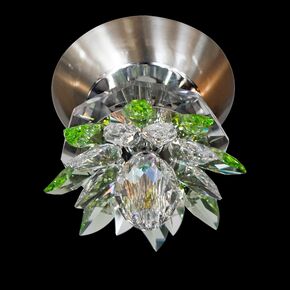 NEOCLASSICAL HANDMADE LIGHTING > MINIMAL DITS > CEILING LAMP NUFARO 1Φ SWAROVSKI CRYSTALS - CEILING LIGHTS