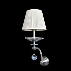 HANDMADE NEOCLASSICAL LIGHTING > MINIMAL DITS > SCONCE VICTORIA 1Φ 09 02 SWAROVSKI CRYSTALS - ΦΩΤΙΣΤΙΚΆ ΤΟΊΧΟΥ