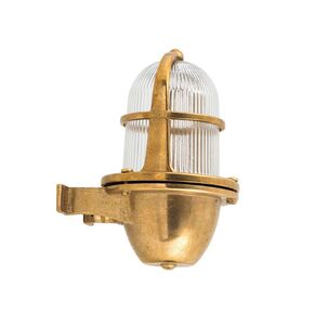 WATERPROOF OUTDOOR LIGHTING > CORNER LIGHTING 411 BRASS - WALL LIGHTS