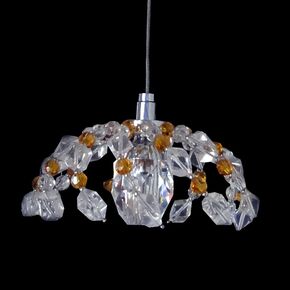 NEOCLASSICAL HANDMADE LIGHTING > MINIMAL DITS > PENDANT ACC SINGLE LIGHT ANDROMEDA CRYSTALS SWAROVSKI - ΚΡΕΜΑΣΤΆ ΦΩΤΙΣΤΙΚΆ