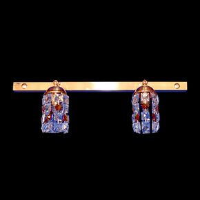 NEOCLASSICAL HANDMADE LIGHTING > MINIMAL DITS > MULTI-LIGHT ZIC RAIL 2Φ SWAROVSKI CRYSTALS - ΦΩΤΙΣΤΙΚΆ ΤΟΊΧΟΥ