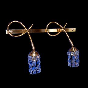 NEOCLASSICAL HANDMADE LIGHTING > MINIMAL DITS > MULTI-LIGHT ZIC RAIL 2Φ SWAROVSKI CRYSTALS - ΦΩΤΙΣΤΙΚΆ ΤΟΊΧΟΥ