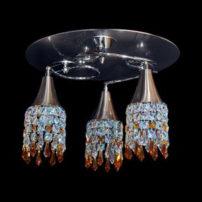 NEOCLASSICAL HANDMADE LIGHTING > MINIMAL DITS > CEILING LAMP SIS CRYSTALS SWAROVSKI - CEILING LIGHTS