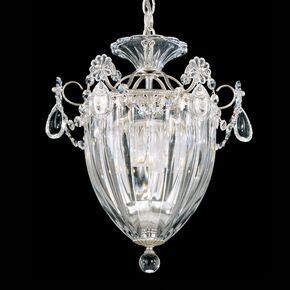 CLASSIC CRYSTAL LIGHTING SCHONBEK > CHANDELIERS > BAGATELLE 3 LIGHT 220V PENDANT IN ANTIQUE SILVER WITH CLEAR HERITAGE CRYSTAL - PENDANT LIGHTS
