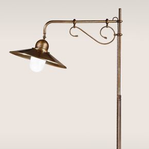 1L FLOOR LAMP BURNISHED-WHITE D.45XSP.91 H.170-210