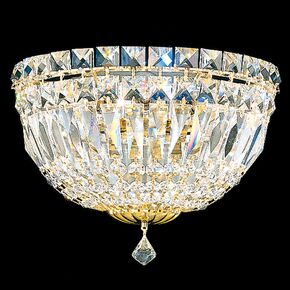 SCHONBEK CLASSIC CRYSTAL LIGHTING > WALL SCONCES > PETIT CRYSTAL DELUXE 3 LIGHT 220V WALL SCONCE IN RICH AUERELIA GOLD WITH CLEAR CRYSTALS FROM SWAROVSKI® - ΦΩΤΙΣΤΙΚΆ ΤΟΊΧΟΥ