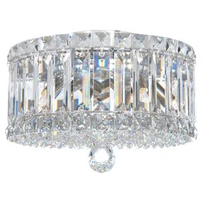 CLASSIC CRYSTAL LIGHTING SCHONBEK > CEILING LAMPS > PLAZA 4 LIGHT 220V CLOSE TO CEILING IN STAINLESS STEEL WITH CLEAR CRYSTALS FROM SWAROVSKI® - ΦΩΤΙΣΤΙΚΆ ΟΡΟΦΉΣ