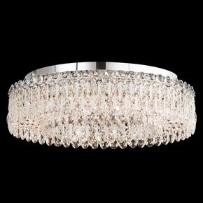 CRYSTAL CLASSIC LIGHTING SCHONBEK > CEILING LAMPS > SARELLA 12 LIGHT 220V CLOSE TO CEILING IN WHITE WITH CRYSTAL HERITAGE CRYSTAL - ΦΩΤΙΣΤΙΚΆ ΟΡΟΦΉΣ