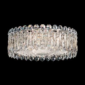 CLASSIC CRYSTAL LIGHTING SCHONBEK > CEILING LAMPS > SARELLA 3 LIGHT 220V CLOSE TO CEILING IN ANTIQUE SILVER WITH CRYSTAL CRYSTALS FROM SWAROVSKI® - ΦΩΤΙΣΤΙΚΆ ΟΡΟΦΉΣ