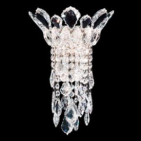 SCHONBEK CLASSIC CRYSTAL LIGHTING > WALL SCONCES > TRILLIANE STRANDS 2 LIGHT 220V WALL SCONCE IN STAINLESS STEEL WITH CLEAR HERITAGE CRYSTAL - ΦΩΤΙΣΤΙΚΆ ΤΟΊΧΟΥ