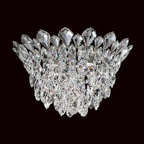 SCHONBEK CLASSIC CRYSTAL LIGHTING > CEILING LAMPS > TRILLIANE STRANDS 4 LIGHT 220V CLOSE TO CEILING IN STAINLESS STEEL WITH CLEAR HERITAGE CRYSTAL - ΦΩΤΙΣΤΙΚΆ ΟΡΟΦΉΣ