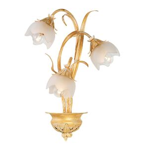 F2-9101-3_B > WALL SCONCES GOLD WITH GLASS