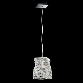 SCHONBEK ΚΛΑΣΣΙΚΆ ΦΩΤΙΣΤΙΚΆ ΚΡΕΜΑΣΤΆ GLISSANDO LED 220V PENDANT IN STAINLESS STEEL WITH CLEAR CRYSTALS FROM SWAROVSKI®